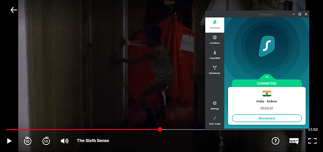 Testing Surfshark with Netflix India