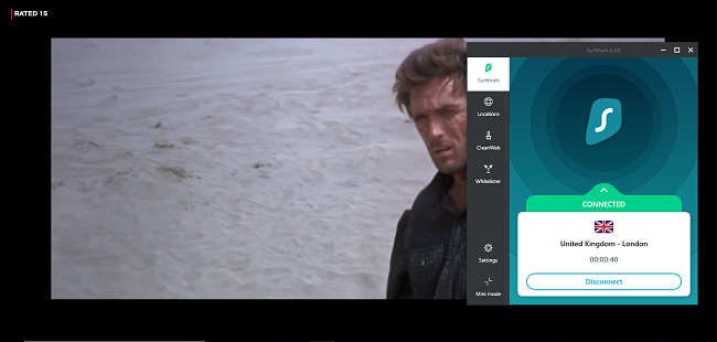 Testing Surfshark with Netflix UK