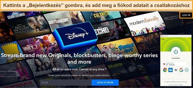 &Uacute;tmutat&oacute; a Disney Plusz n&eacute;z&eacute;s&eacute;hez b&ouml;ng&eacute;szőben VPN seg&iacute;ts&eacute;g&eacute;vel - jelentkezzen be a Disney Pluszra az ExpressVPN seg&iacute;ts&eacute;g&eacute;vel