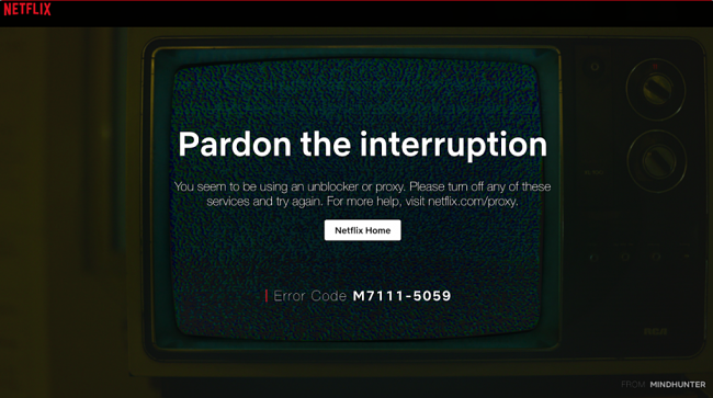 Netflix streaming Error