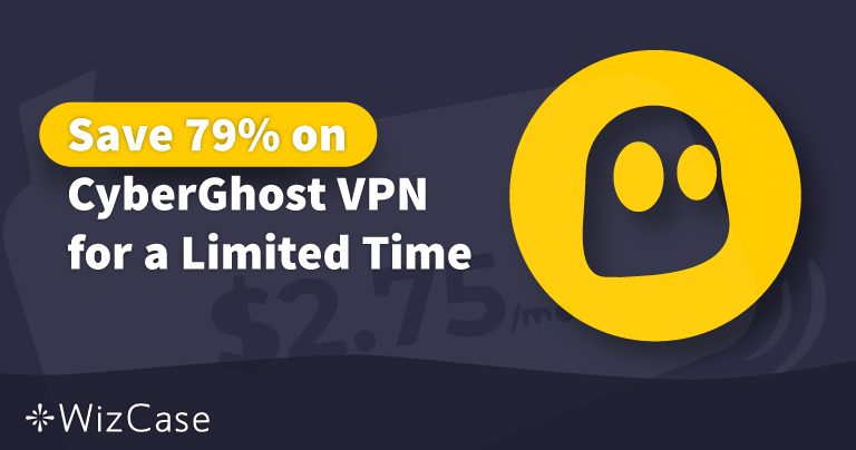 CyberGhost VPN Coupon: Get 83% Off + 2 Months FREE (2026)