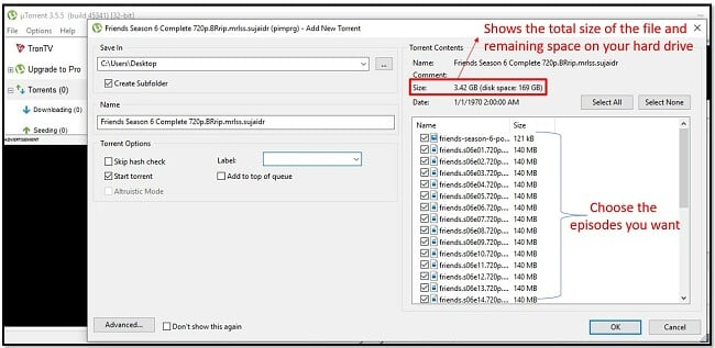 utorrent nedladdningsinformation