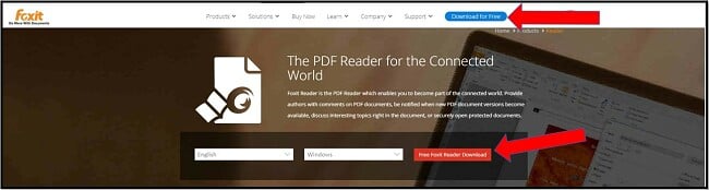 Foxit PDF Reader Gratis download