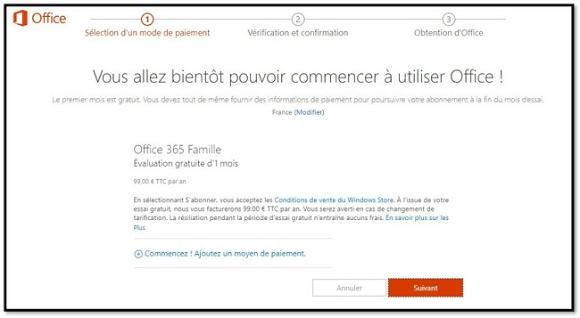 Comment obtenir gratuitement Office 365