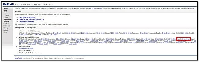 download winrar gratis