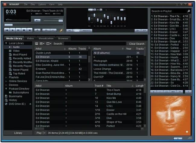 gratis mjukvara winamp-spelare