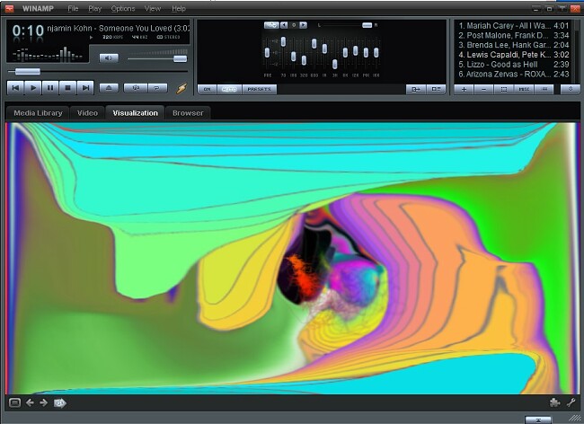 Winamp visualizer