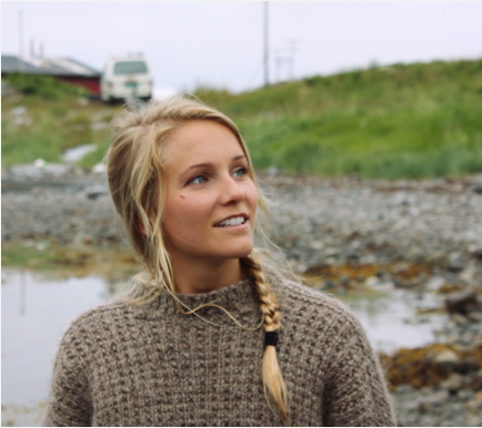 Scheenshot of Christine Spiten standing outside looking into the distance.