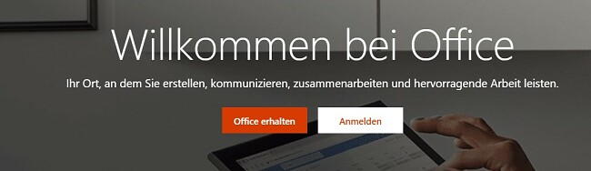 Microsoft Office-Startseite