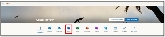 Holen Sie sich Office 365 kostenlos online