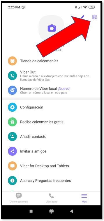 Conecte Viber al escritorio