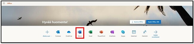 Hanki Office 365 ilmaiseksi verkossa