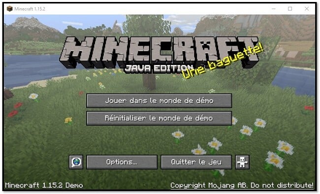 MineCraft - jouez dans le monde de la démonstration