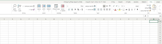 Excel בחינם מבוסס דפדפן