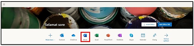 Dapatkan Office 365 gratis secara online