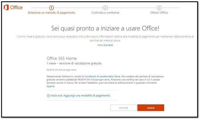 Come ottenere Office 365 gratuito