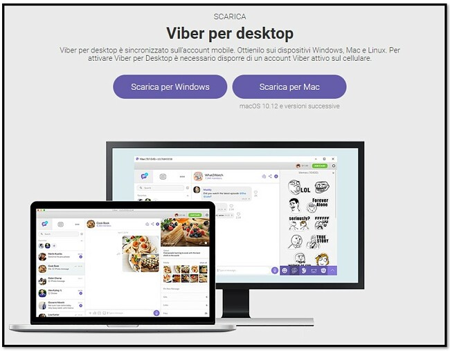 Scarica Viber per desktop