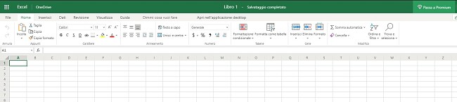 Excel gratuito basato su browser