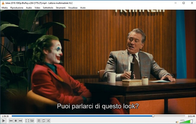 Visualizzazione dei sottotitoli su VLC Media Player