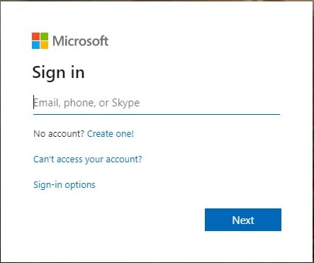 Log in op een Microsoft-account