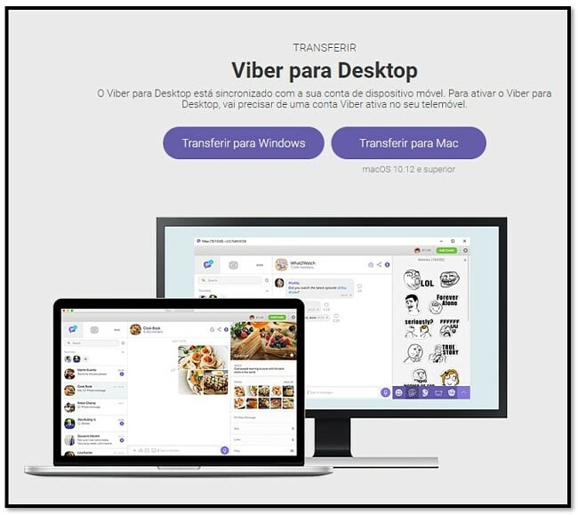 Faça o download do Viber para desktop