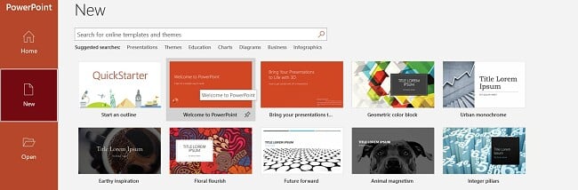 Powerpoint-tema