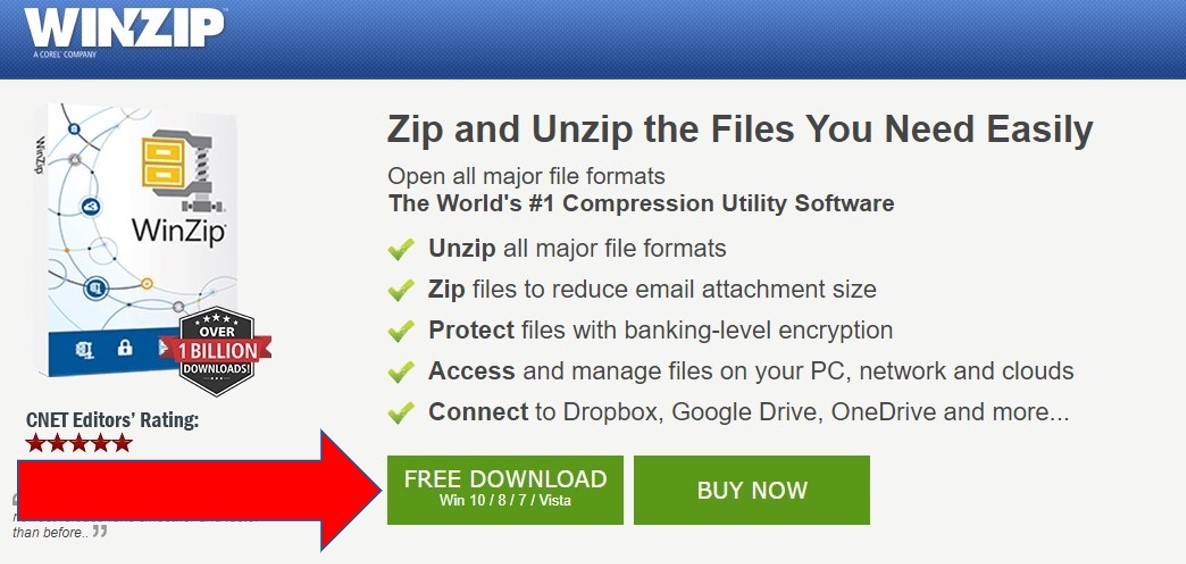 download winzip trial version