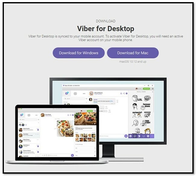 Download Viber voor desktop