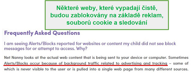 Net Nanny - časté dotazy
