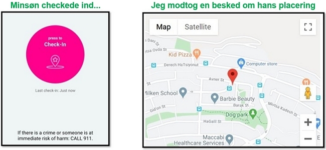 Bark sender check-in alarmer