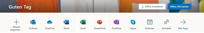 Alle Office 365-Apps