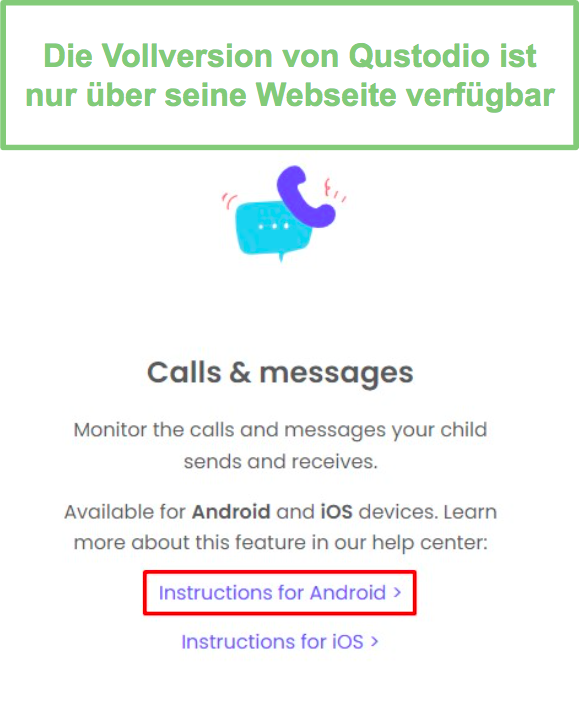 Anweisungen zum Herunterladen der Android-App
