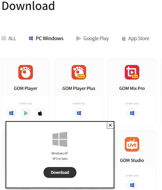 Ilustrasi Download Gom Player Di Laptop