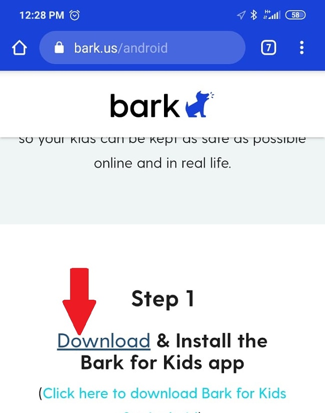 How to download the Bark mobile app