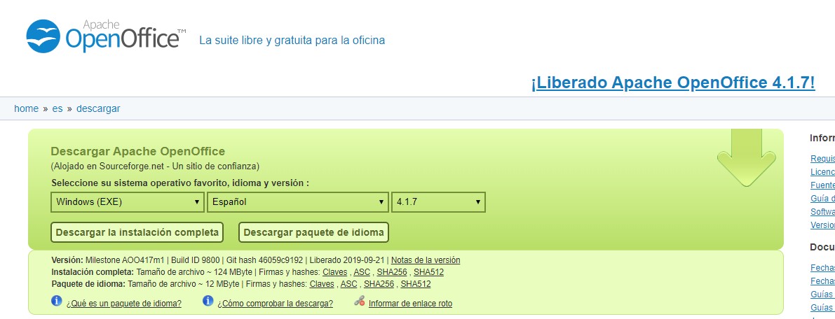 OpenOffice Versi n M s Reciente 2020 Descarga Y Opini n Gratis