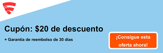 Cupón FSecureFreedome - $ 20 de descuento