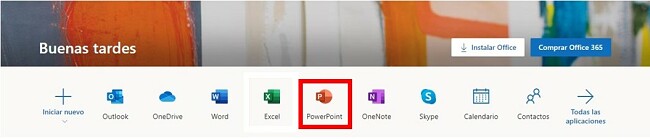 Basado en navegador de PowerPoint