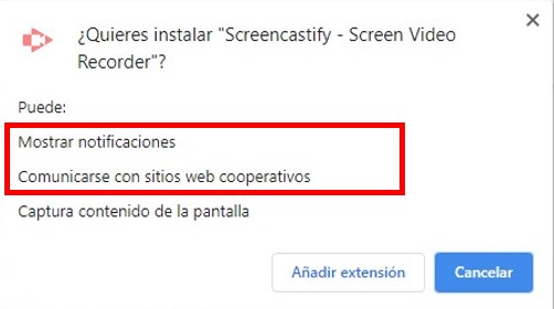 Aprobar permisos para extensiones de Google Chrome