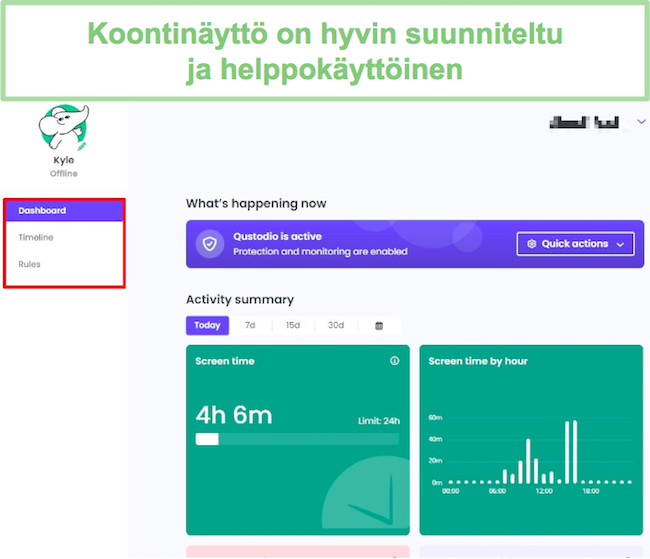Selainpohjainen kojelauta