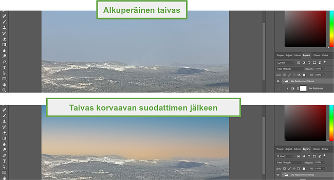 Taivaan vaihtosuodatin.