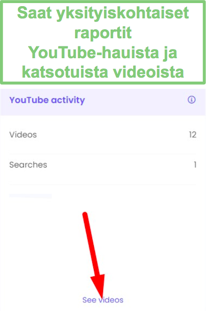 Qustodio YouTube-seuranta