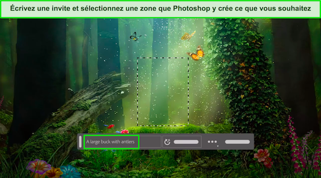 Adobe Photoshop rédige une capture d'écran rapide