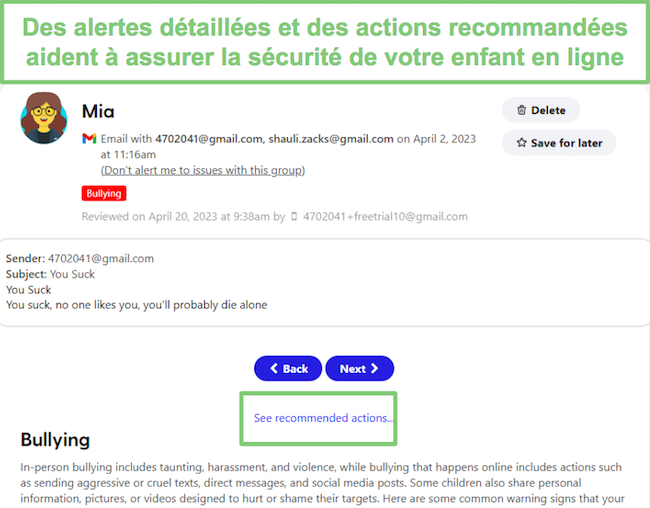 Alertes