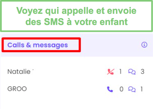 Surveillance des appels et des messages avec Qustodio