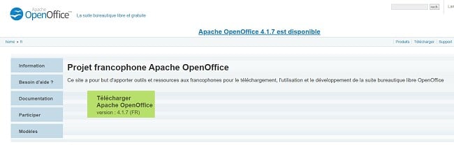 OpenOffice - Téléchargement gratuit - 2023 Dernière version