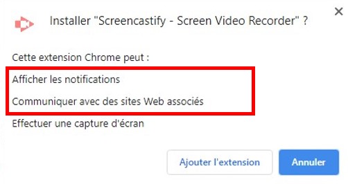 Approbation des autorisations pour les extensions Google Chrome