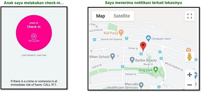Bark mengirimkan peringatan check-in
