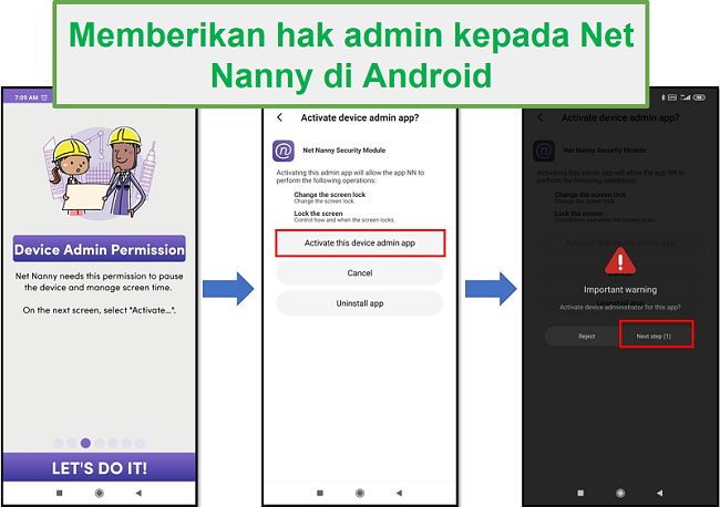 Hak Admin Net Nanny