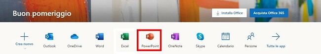 Basato su browser PowerPoint