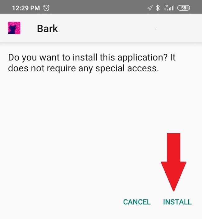 Install Bark on Android